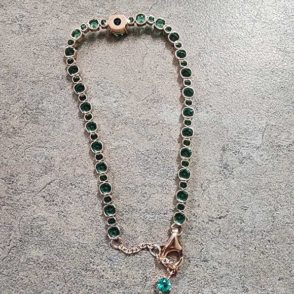 Pandora Tennis Bracelet with Green Stones - Picture 6 of 8